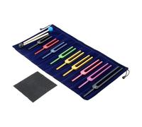 Reinscer Set di Diapason, 9 Pezzi di Diapason Colorati per La Guarigione Dei Chakra, Terapia del Suono, Mantenimento di Corpo, Mente e In