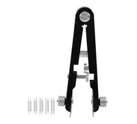 Reinscer Set di strumenti per cavalletto per orologio, bracciale, pinzette, strumento per rimuovere le clip 'orologio, colore: nero, Nero