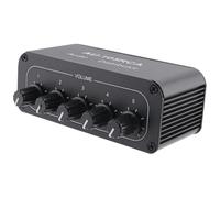 Reinscer Stereo Audio mixer 1 ingresso 5 uscita multicanale Audio sorgenti collettore interfaccia per amplificatori di potenza