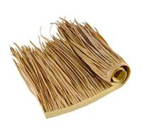 Reinscer Tetto di paglia fai da te, tappeto erboso, decorativi in paglia vegetazione plastica