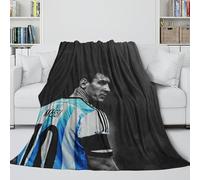 REIPOL Messi Calcio Coperta Flanella - Coltre Calda Accogliente Per Mostrare Il Vostro Accompagnamento E La Cura Per I Genitori - Divano Letto All'aperto - Compleanno Natale Regalo(150x200cm)