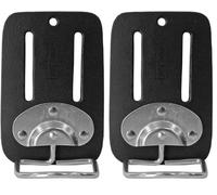 Reis KN-Umswinger_B - Porta martello, 13 x 9 x 6 cm, colore: Nero (Confezione da 2)