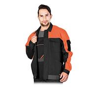 Reis Pro-J_Bpsl Pro Master - Camicetta protettiva, taglia L, colore: Nero/Arancione/Grigio