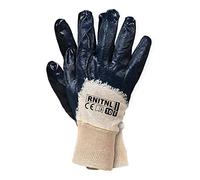 Reis Rnitnl Guanti protettivi, beige-blu navy, 10 misure, confezione da 12
