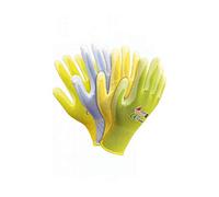 Reis RPOLICOLOR10 - Guanti protettivi a forma di drago, colori: Giallo/Arancione-Verde/Azzurro, 10 misure, confezione da 12