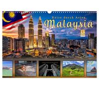 Reise durch Asien - Malaysia (Wandkalender 2027 DIN A3 quer), CALVENDO Monatskal