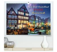 Reise durch Deutschland - Hansestadt Stade (hochwertiger Premium Wandkalender 2026 DIN A2 quer), Kunstdruck in Hochglanz: Ein Spaziergang durch die ... Baukunst und hanseatischer Geschichte.