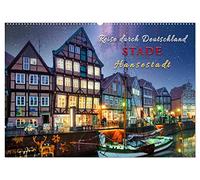 Reise durch Deutschland - Hansestadt Stade (Wandkalender 2026 DIN A2 quer), CALVENDO Monatskalender: Ein Spaziergang durch die malerische Altstadt ist ... Baukunst und hanseatischer Geschichte.