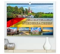 Reise durch Deutschland - Niedersachsen (hochwertiger Premium Wandkalender 2026 DIN A2 quer), Kunstdruck in Hochglanz: Niedersachsen, vielseitiges Bundesland im Norden Deutschlands.