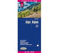 Reise Know-How Landkarte Alpen 1:550.000: world mapping project