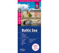 Reise Know-How Landkarte Ostsee 1:1 300 000 mit Stadtplänen Danzig, Helsinki, Kopenhagen, Riga, St. Petersburg, Stockholm, Tallinn: world mapping project