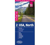 Reise Know-How Road Map USA 02, North | USA North (1:1.250.000): tear and waterproof (world mapping project): reiß- und wasserfest (world mapping project)