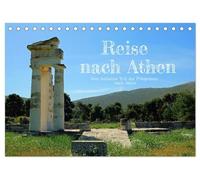 Reise nach Athen (Tischkalender 2026 DIN A5 quer), CALVENDO Monatskalender: Eine wunderbare Reise vom östlichen Teil der griechischen Peloponnes zur ... Bilder des antiken Griechenlands ein.