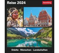 Reise Tagesabreißkalender 2024. Kalender für jeden Tag mit faszinierenden Bildern fremder Kulturen, rätselhaften Bräuchen und beeindruckenden Orten ... - Städte, Menschen, Landschaften