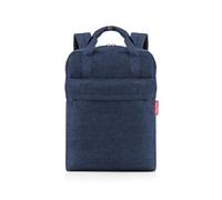reisenthel allday backpack M - Zaino versatile per tutti i giorni, viaggi, shopping o lavoro, impermeabile, bagaglio a mano approvato, Twist Navy, 30 x 39 x 13 cm (B x H x T), Contemporaneo