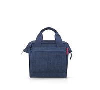 reisenthel Allrounder Cross - Borsa a tracolla piccola con tracolla staccabile e regolabile, realizzata in materiale impermeabile, Twist Navy, Taglia unica per tutti, Contemporaneo