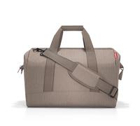 reisenthel Allrounder L - Borsa da dottore versatile per viaggi, lavoro o tempo libero, con design funzionale ed elegante, A spina di pesce moka, taglia unica, moderno