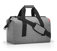 reisenthel allrounder L - Borsa da Medico Multifunzione per Viaggio, Lavoro e Tempo Libero, Multitasche con Tracolla Rimovibile, Tessuto Idrorepellente, 30 L, Argento Twist
