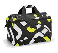 reisenthel allrounder L pocket - Borsa da Medico Multifunzione, per Viaggio, Lavoro e Tempo Libero, Multitasche con Tracolla e Passante per Trolley, Tessuto Idrorepellente, 32 L, Nero, Couleur:gelb