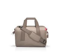 reisenthel Allrounder M - Borsa da dottore versatile per viaggi, lavoro o tempo libero, design funzionale ed elegante, A spina di pesce moka, taglia unica