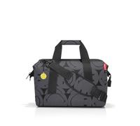 reisenthel Allrounder M - Borsa da dottore versatile per viaggi, lavoro o tempo libero, design funzionale ed elegante, Smiley Grey, taglia unica