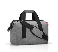 reisenthel allrounder M - Borsa da Medico Multifunzione per Viaggio, Lavoro e Tempo Libero, Multitasche con Tracolla Rimovibile, Tessuto Idrorepellente, 18 L, Argento Twist