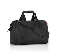 reisenthel allrounder M - Borsa da Medico Multifunzione per Viaggio, Lavoro e Tempo Libero, Multitasche con Tracolla Rimovibile, Tessuto Idrorepellente, 18 L, Nero