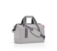 reisenthel Allrounder M herringbone grey - borsa da viaggio, formato cabina, con ampia apertura e tasche interne (18L)
