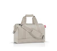 reisenthel Allrounder M herringbone sand - borsa da viaggio, formato cabina, con ampia apertura e tasche interne (18L)