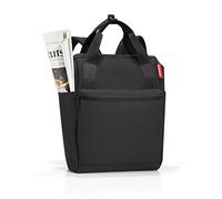 Reisenthel allrounder R Borsa e Zaino da Viaggio 2 in 1, Multifunzione e Multitasche, Spallacci Regolabili, Passante per Trolley, Tessuto Idrorepellente, 12 L, Nero