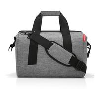 reisenthel allrounder M - Borsa da Medico Multifunzione per Viaggio, Lavoro e Tempo Libero, Multitasche con Tracolla Rimovibile, Tessuto Idrorepellente, 18 L, Argento Twist