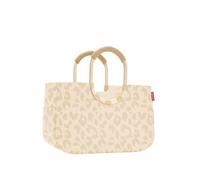 reisenthel Loopshopper M - Borsa robusta con pratici scomparti in bottiglie in PET riciclate, eleganza durante lo shopping, grande funzionalità inclusa!, Leo Vanilla, M