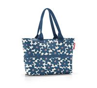 reisenthel Borsa shopper e1 - spazio per piccoli e grandi acquisti, Daisy Blue., taglia unica, Rétro