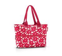 reisenthel Borsa shopper e1 - spazio per piccoli e grandi acquisti, Daisy Red, taglia unica, Rétro