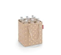 reisenthel Bottlebag - 9 scomparti, facile riciclaggio delle bottiglie, spallacci, Metallic Dots Coffee, taglia unica