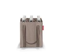 reisenthel Bottlebag Herringbone - 9 scomparti, facile riciclaggio delle bottiglie, tracolla