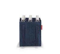 reisenthel bottlebag twist silver - 9 scomparti, facile riciclaggio delle bottiglie, cinghie di trasporto