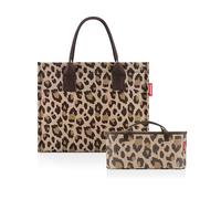 reisenthel Bundle Daily Shopper + Organizer - Borsa funzionale con organizer combinato: basta con il caos tascabile, con pratici scomparti e maniglie., Leo Macchiato + Leo Macchiato