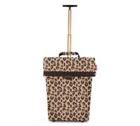 reisenthel Trolley M Leo Macchiato - Carrello per la spesa portatile con robusto telaio in alluminio - Realizzato in materiale impermeabile