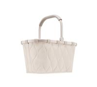reisenthel Carrybag, cestino per la spesa stabile con molto spazio e pratica tasca interna, design elegante e impermeabile, Puffer Stone, 48 x 29 x 28 cm, Classico
