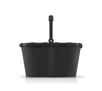 reisenthel Carrybag, cestino per la spesa stabile con molto spazio e pratica tasca interna, design elegante e impermeabile, Rete nera, media