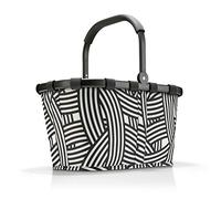 Reisenthel carrybag - Cestino per Spesa, Design Resistente, Elegante e Spazioso, per Shopping e Picnic, Tessuto Idrorepellente, 22 L, Fantasia Zebra