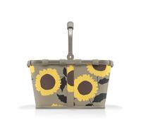 reisenthel carrybag frame sunflowers - Robusto cestino per la spesa con ampio spazio e pratica tasca interna - Design elegante e impermeabile