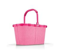 Reisenthel Carrybag frame Twist rosa - Robusto cestino per la spesa con ampio spazio e pratica tasca interna - Design elegante e impermeabile