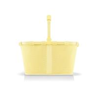 reisenthel Carrybag - Robusto cestino per la spesa con ampio spazio e pratica tasca interna - Design elegante e impermeabile, Frame Mesh Lemon