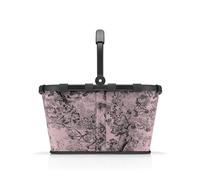 reisenthel Carrybag - Robusto cestino per la spesa con ampio spazio e pratica tasca interna - Design elegante e impermeabile, Jacquard Rose, 48 x 29 x 28 cm (B x H x T)