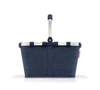 reisenthel Carrybag - Robusto cestino per la spesa con ampio spazio e pratica tasca interna - Design elegante e impermeabile, Twist Navy, 28 x 48 x 29 cm, Contemporaneo
