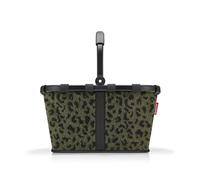 reisenthel Carrybag Teddy leo Olive - Robusto cestino per la spesa con ampio spazio e pratica tasca interna - Design elegante e impermeabile