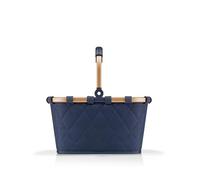 reisenthel Carrybag XS Frame Rhombus Midnight Gold - Piccolo cestino stabile in formato XS Piccola variante dell'icona della spesa pratica tasca interna - Design elegante ed impermeabile
