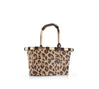 reisenthel Carrybag XS Leo Macchiato - Piccolo cestino stabile in formato XS Piccola variante dell'icona della spesa pratica tasca interna - Design elegante ed impermeabile